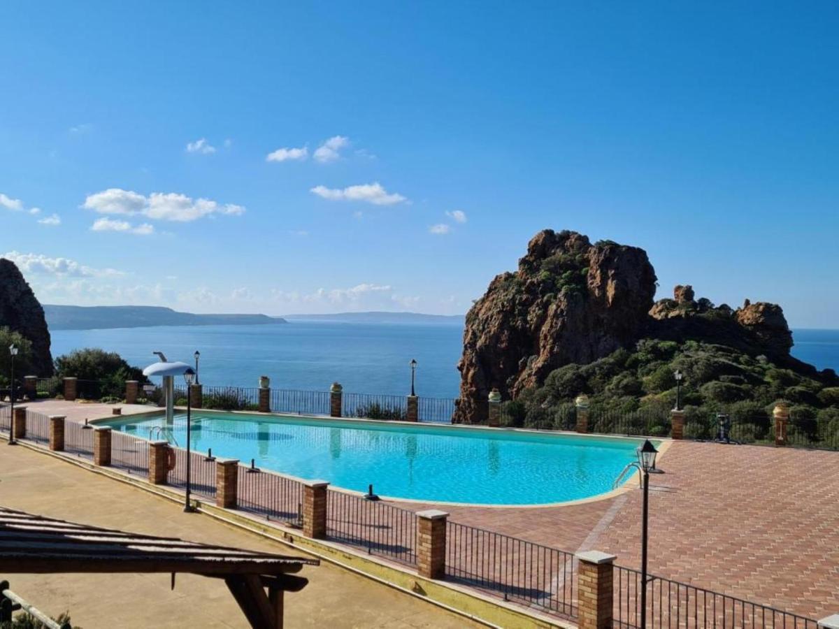 L'Estasi Tanca Piras A Bordo Piscina Con Vista Mare Villa Nebida Dış mekan fotoğraf