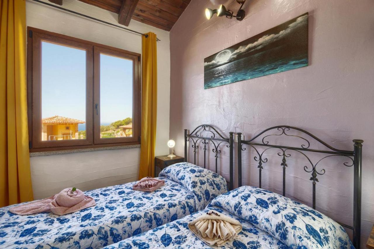 L'Estasi Tanca Piras A Bordo Piscina Con Vista Mare Villa Nebida Dış mekan fotoğraf