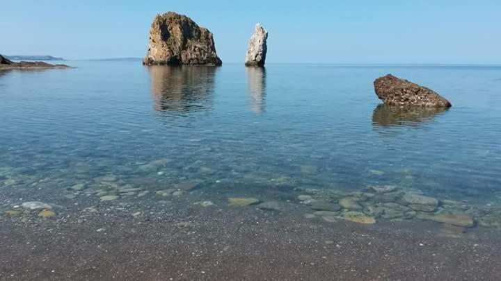 L'Estasi Tanca Piras A Bordo Piscina Con Vista Mare Villa Nebida Dış mekan fotoğraf