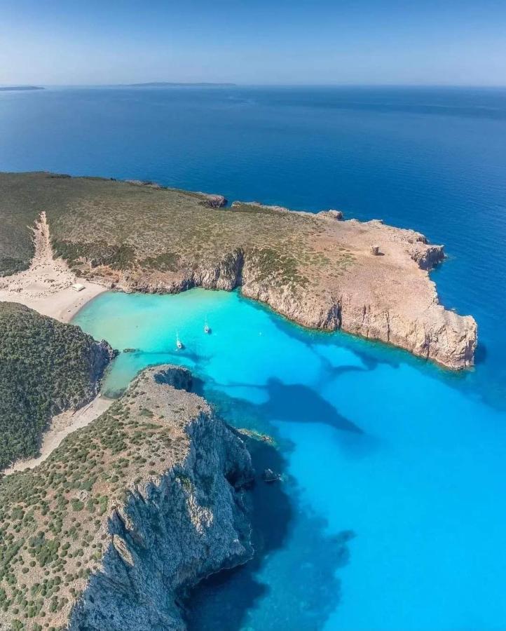 L'Estasi Tanca Piras A Bordo Piscina Con Vista Mare Villa Nebida Dış mekan fotoğraf
